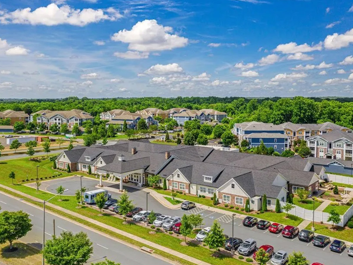 Morningside House of Fredericksburg Aerial View