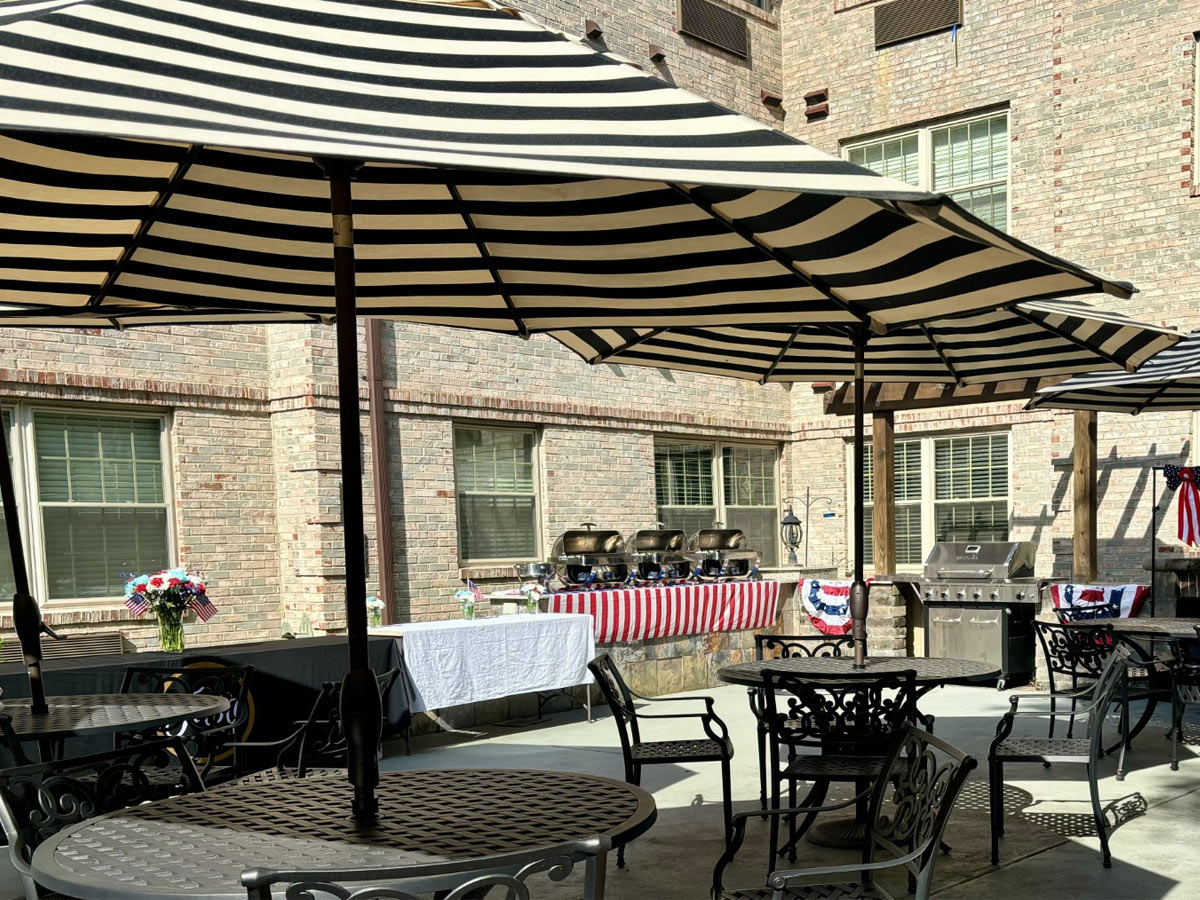 Heatherwood Retirement Patio