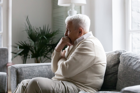 Man lonely after friends disappear after dementia diagnosis.