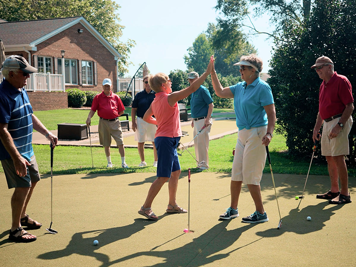 King's Grant Friends on Putting Green