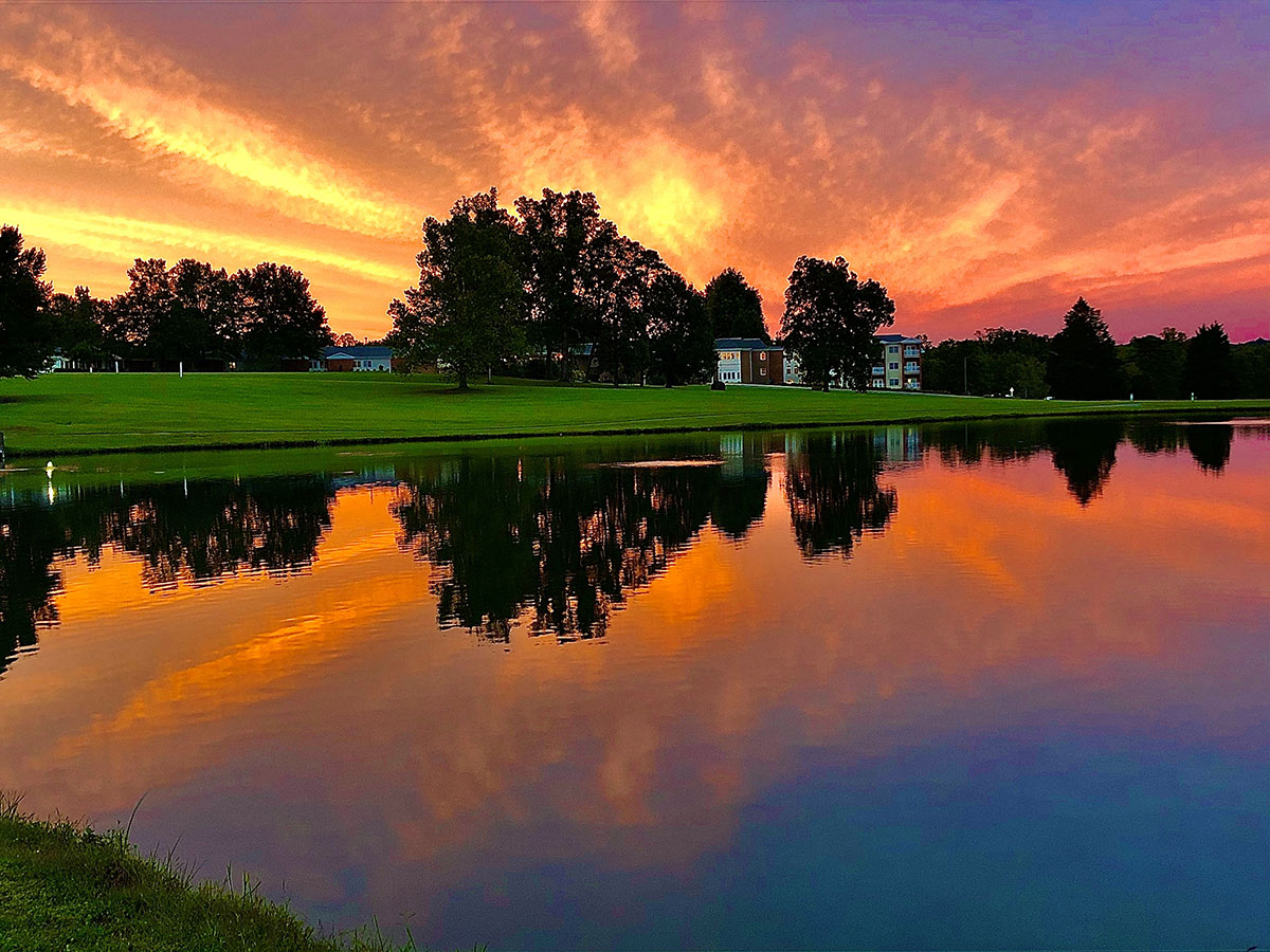 King's Grant Pond at Dusk