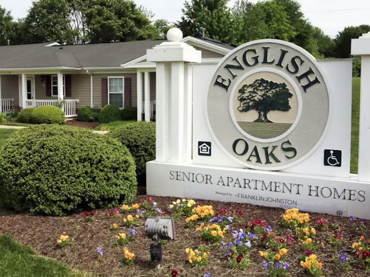 English Oaks Sign
