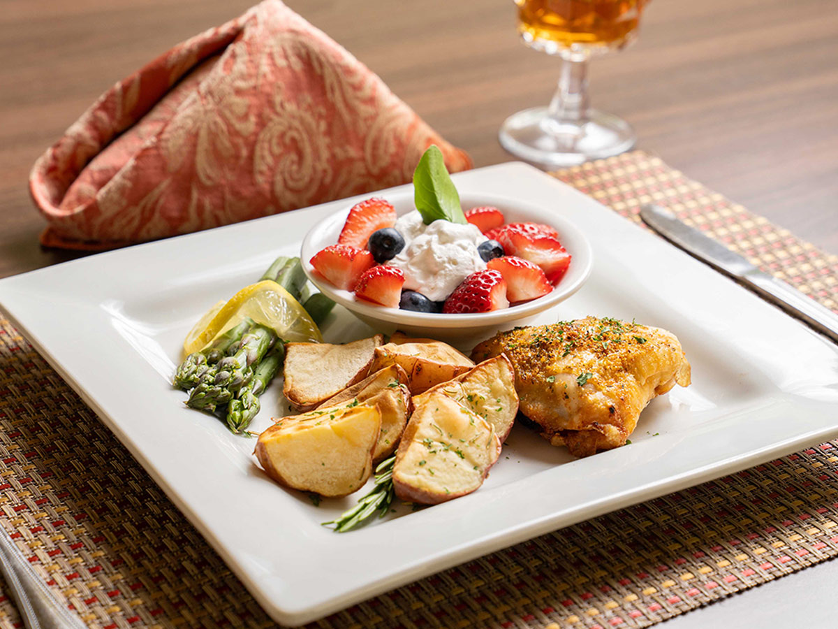Our Lady of Peace Food on Plate