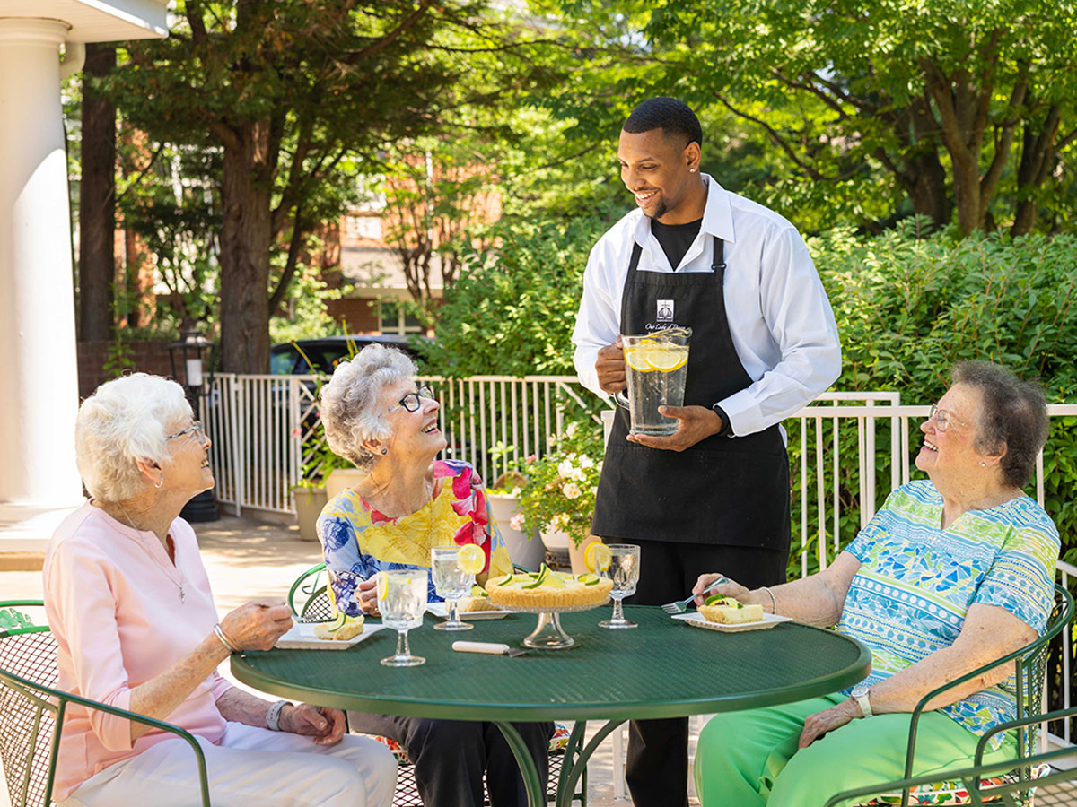 Our Lady of Peace Ladies Lunch Outside