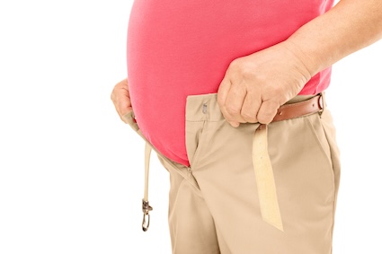 Big belly is part of her husband's appearance after his illness.