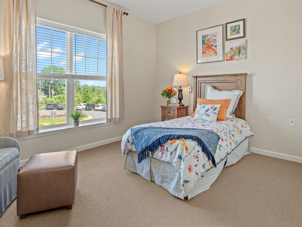 Sunrise at Silas Burke House Bedroom