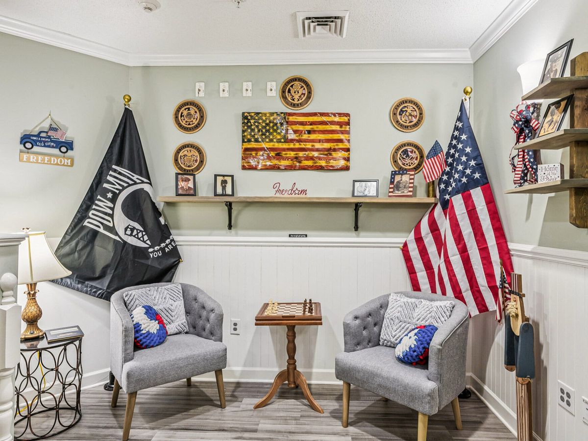 Cadence Garner Medal of Valor Room