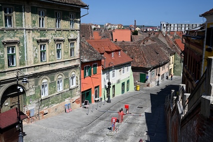 Sibiu in Transylvania, Romania. Image by Bumbleedee