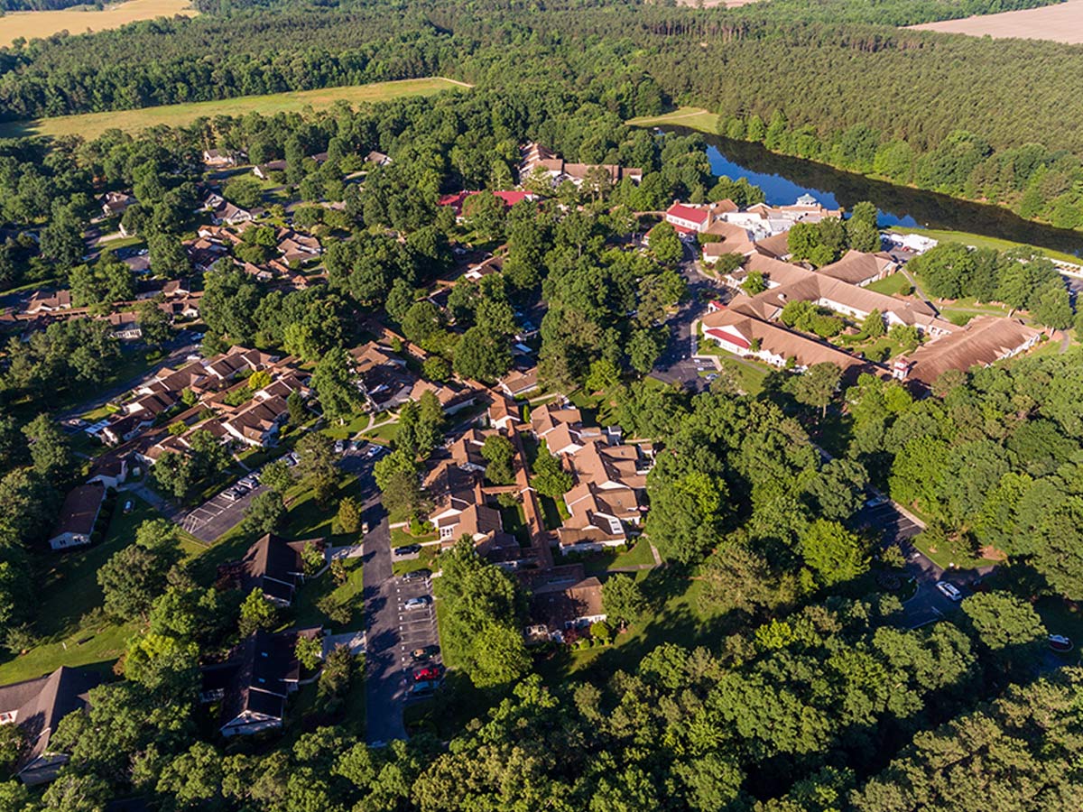 Rappahannock Westminster Canterbury Aerial View