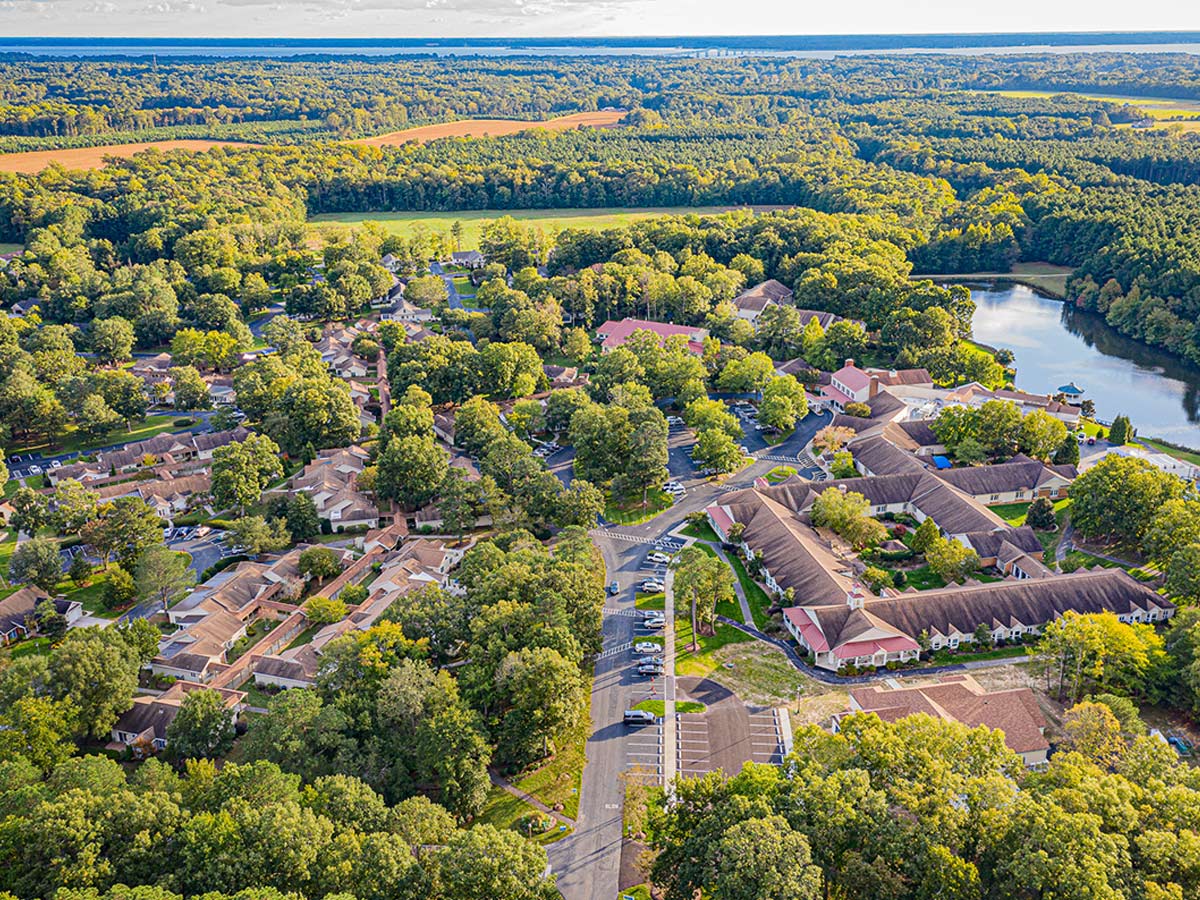 Rappahannock Westminster Canterbury Aerial View
