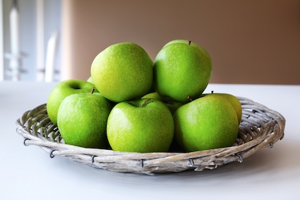 Granny Smith apples ready for apple tarts