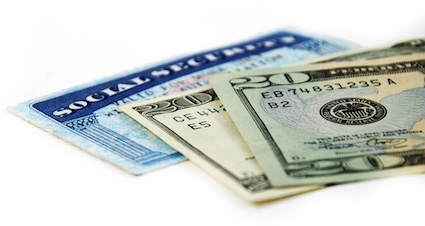 Money and a social security card.