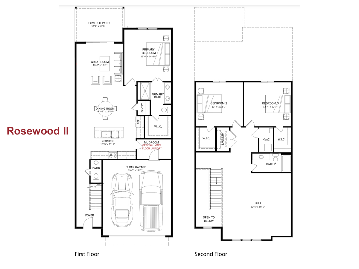 Reserve at Oasis Rosewood II Floorplans