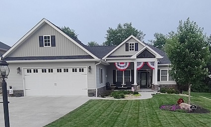 After they made the decision to downsize, the Liebbes moved to this smaller cottage.
