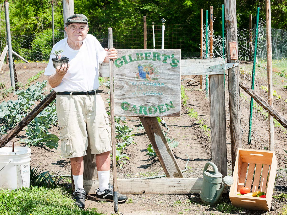Commonwealth Senior Living at Farnham Senior Man Gardening