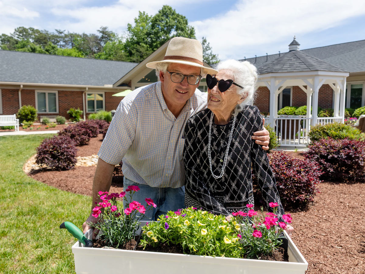 Commonwealth Senior Living at South Boston Senior Couple