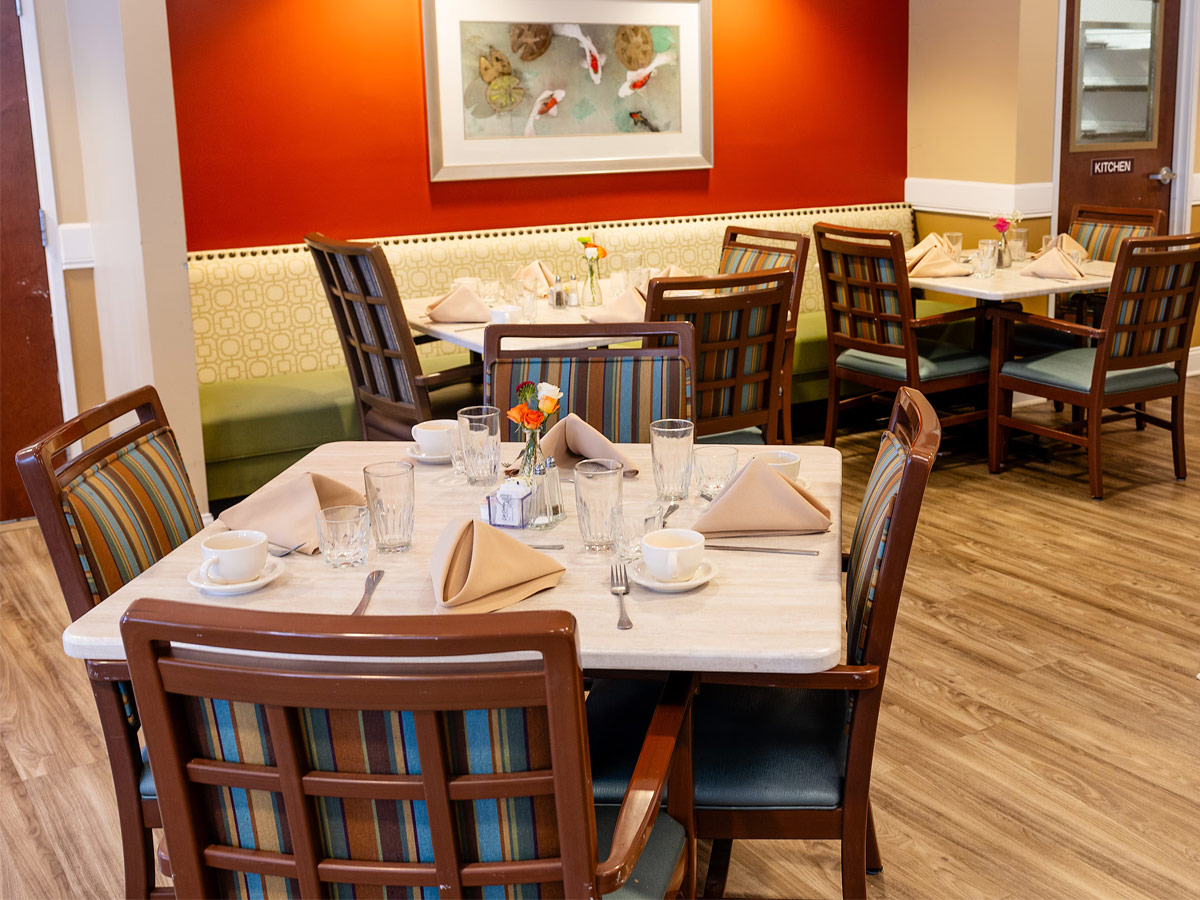 Commonwealth Senior Living at Christiansburg Dining Room
