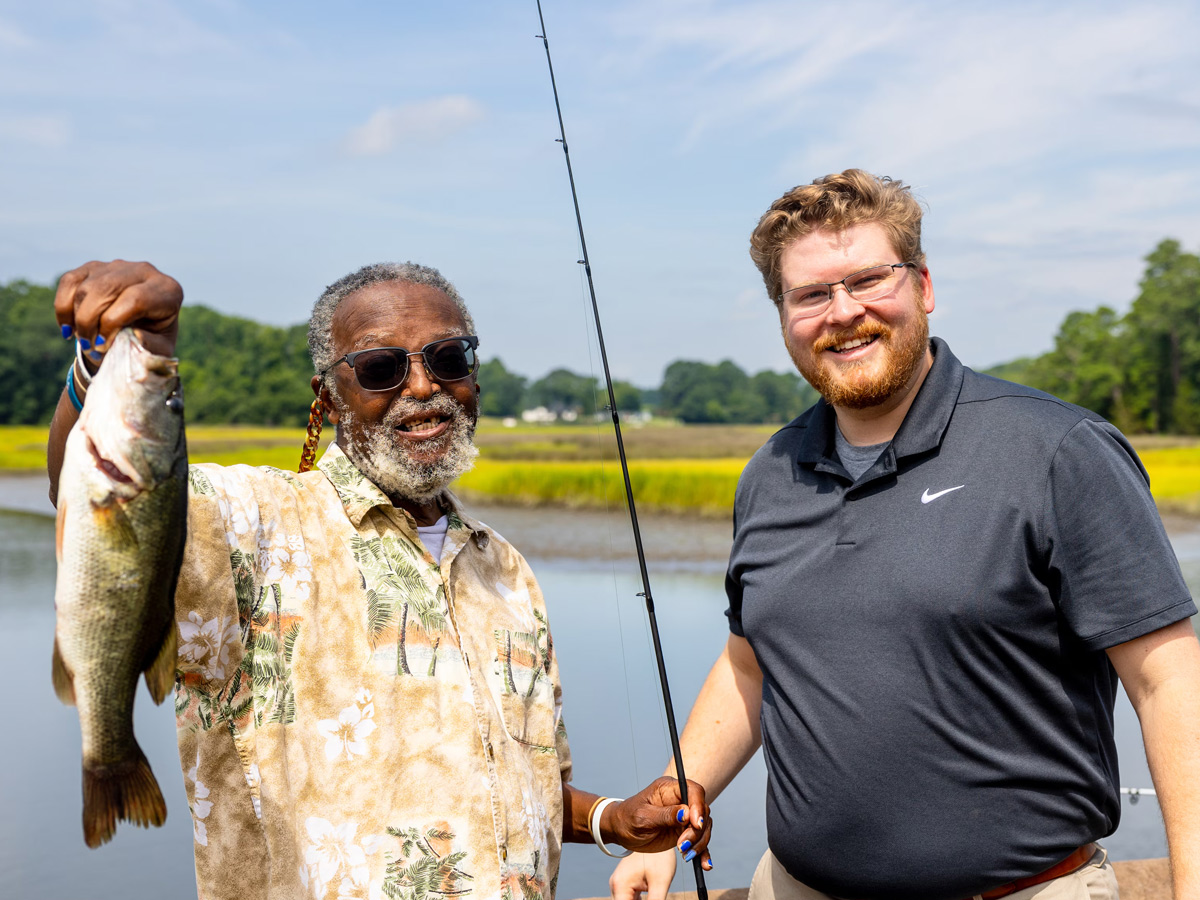 Commonwealth Senior Living at Courtland House Friends Fishing