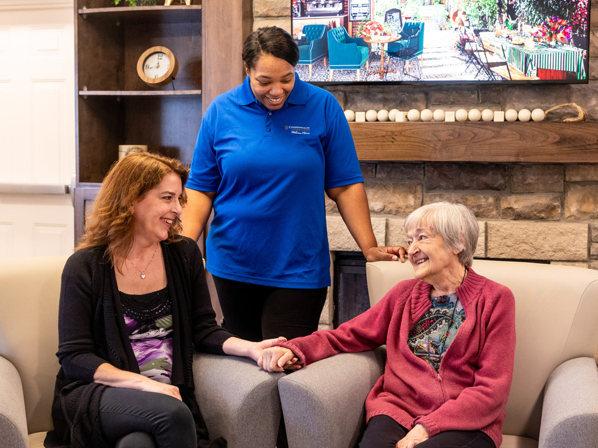 Commonwealth Senior Living at New Baltimore Ladies in Lobby