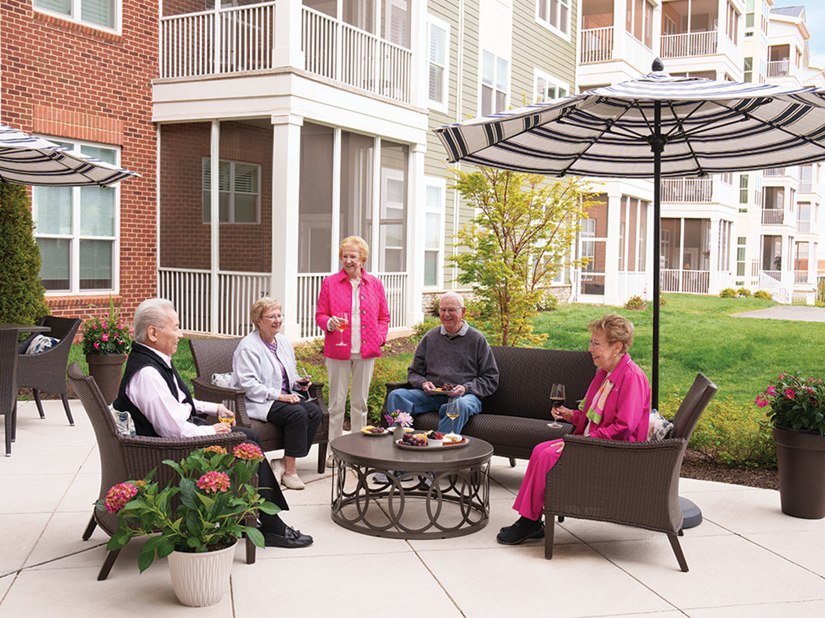 Ashby Ponds Friends Gathering Outside