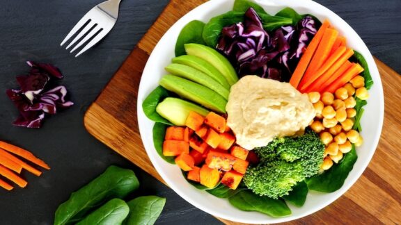 Vegetable spread perfect for a vegetarian or vegan diet.