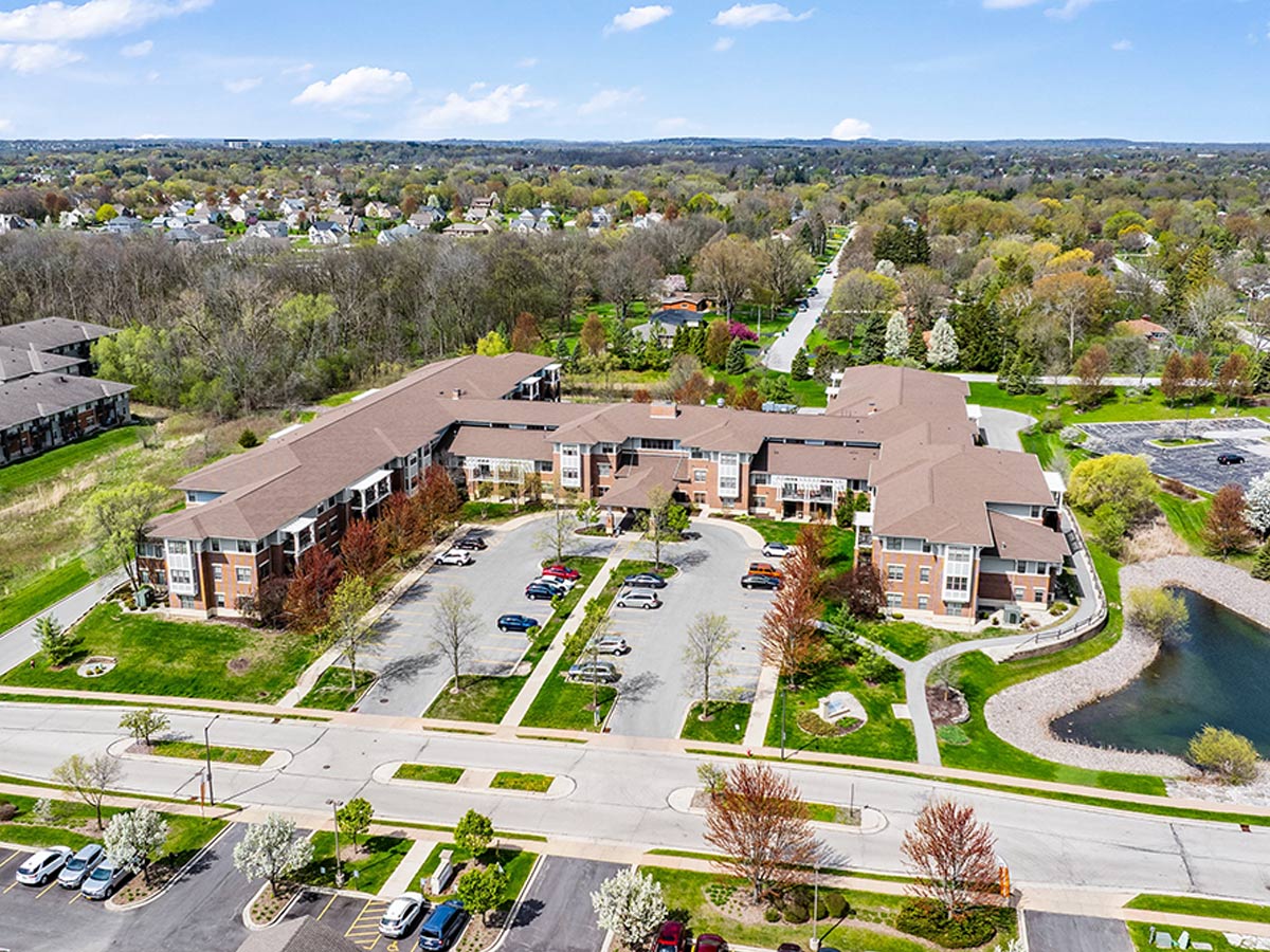 Village at the Falls Aerial View