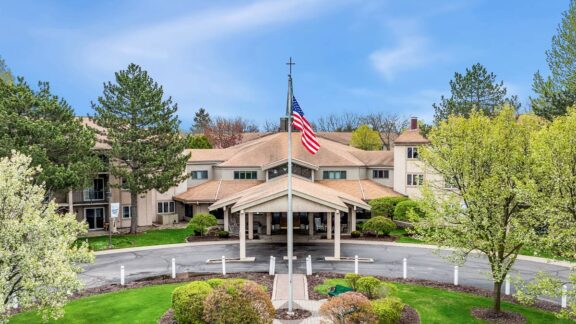 Winter Village Exterior