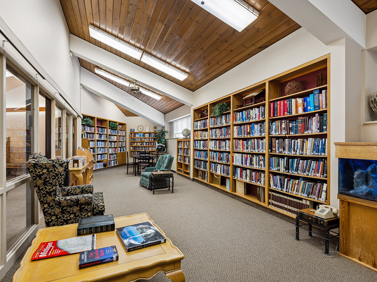 Winter Village Library