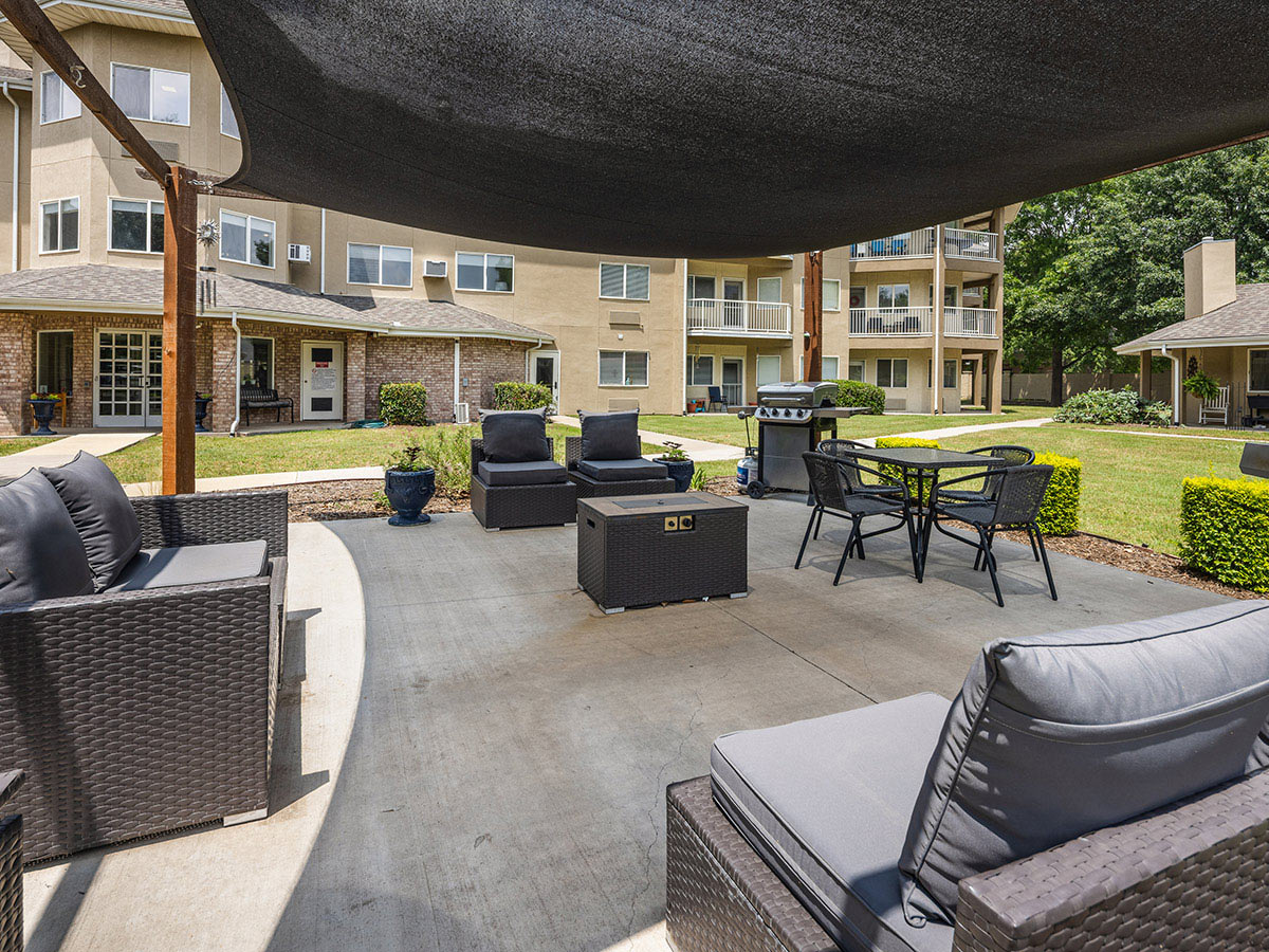 The Bentley Outdoor Seating Area