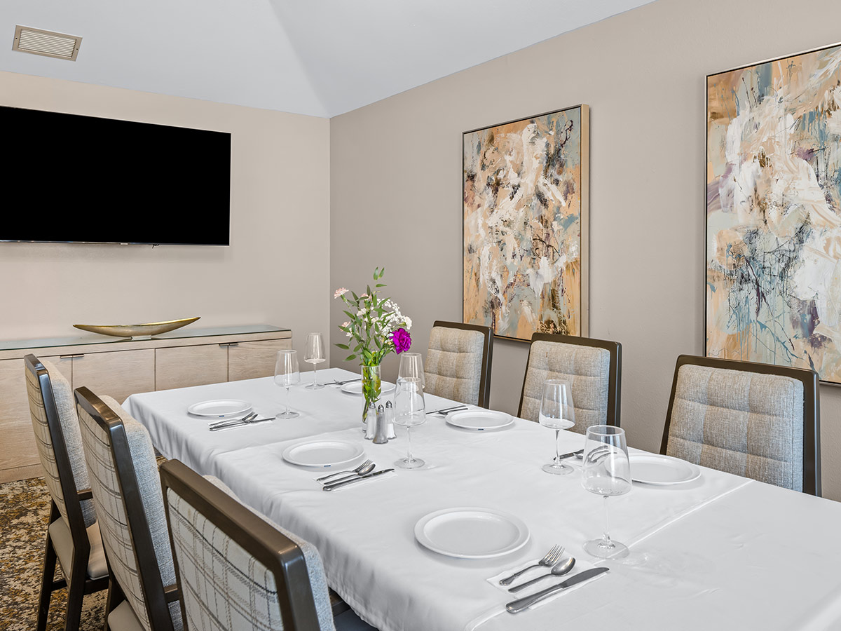 The Bentley Private Dining Area