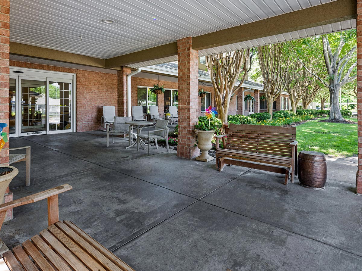 Whiterock Court Outdoor Seating Area