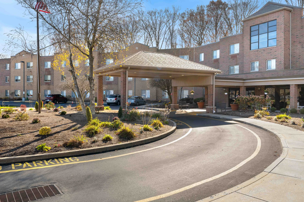 Whispering Oaks front entry