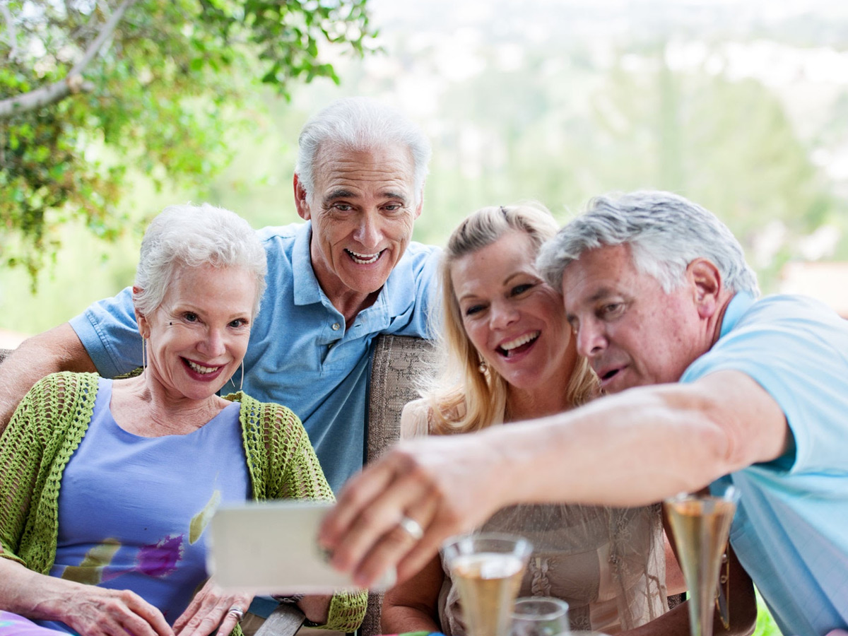 The Arbors at Battlefield Friends Taking Selfie