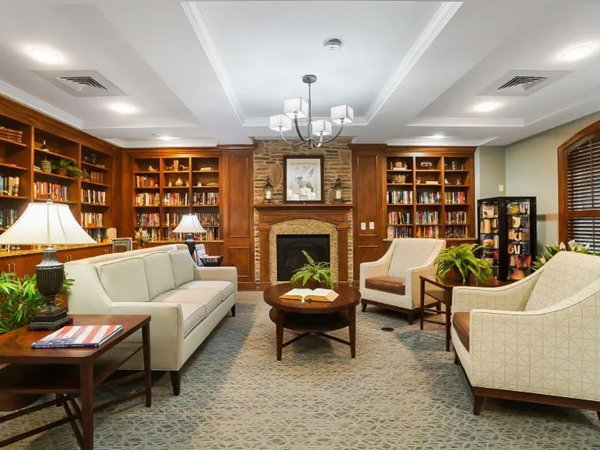 The Terrace of Brightmore of South Charlotte Library