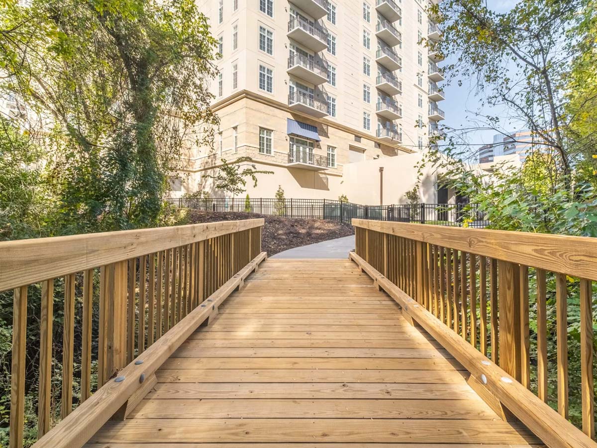 Briar Creek at the Barclay Walking Trail