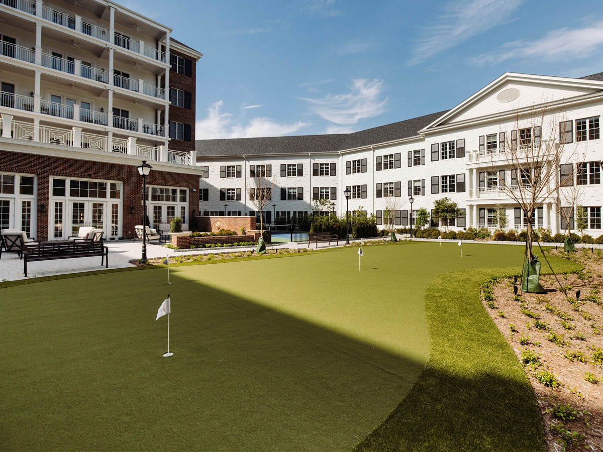 Bloomsbury at Hayes Barton Place Putting Greens