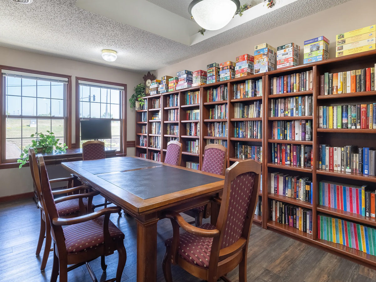 Sunset Park Place Library and Game Room