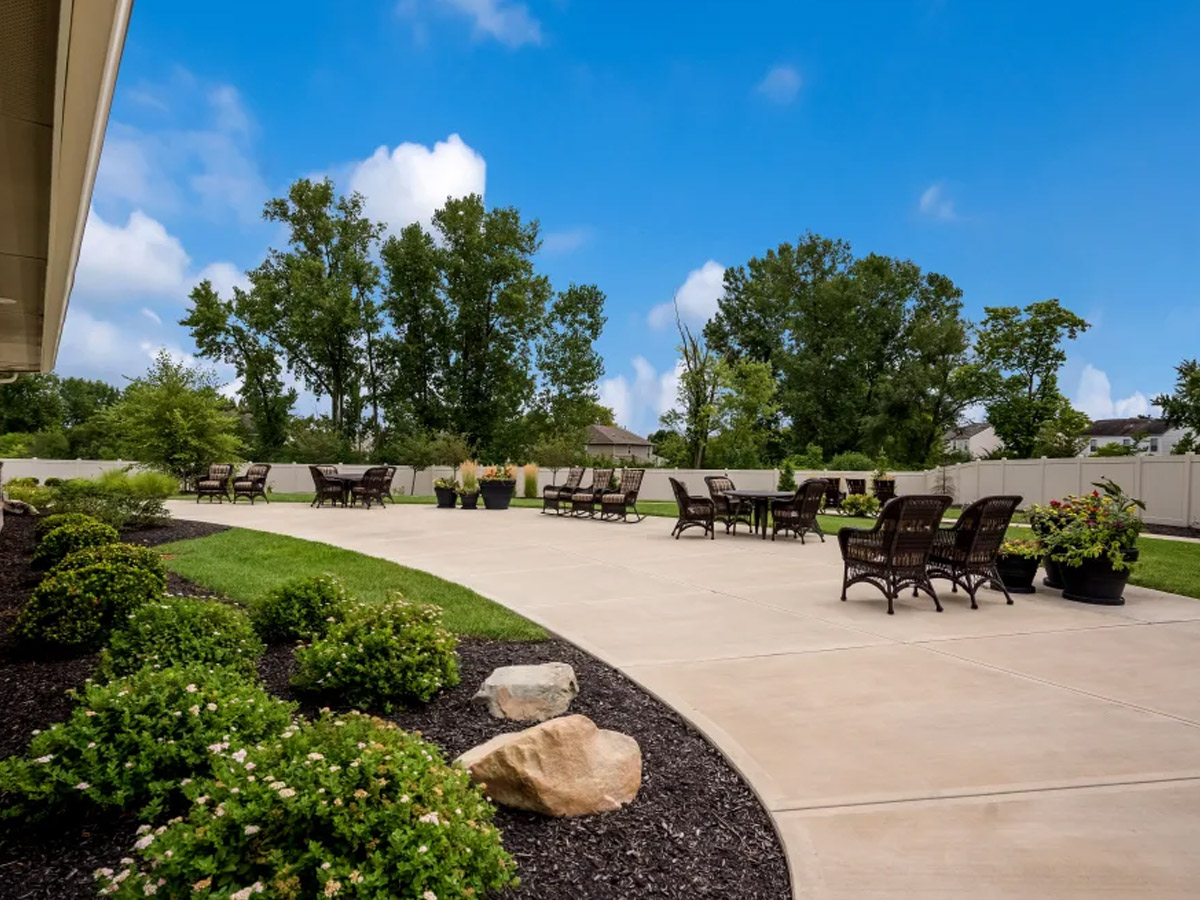 The Indigo at Beavercreek Outdoor Courtyard