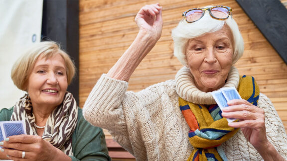 Vintage Hills of Indianola Ladies Playing Cards