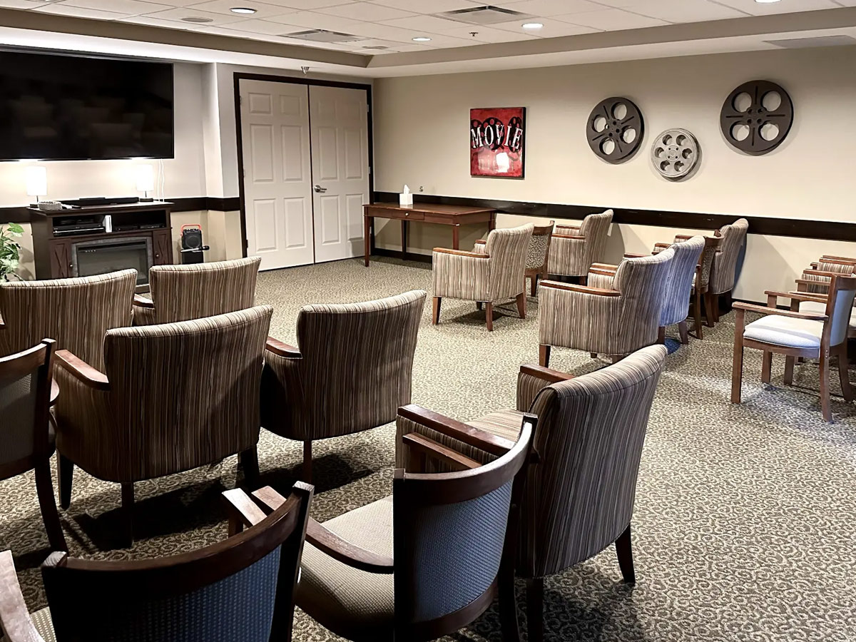 Vintage Hills of Indianola Movie Room