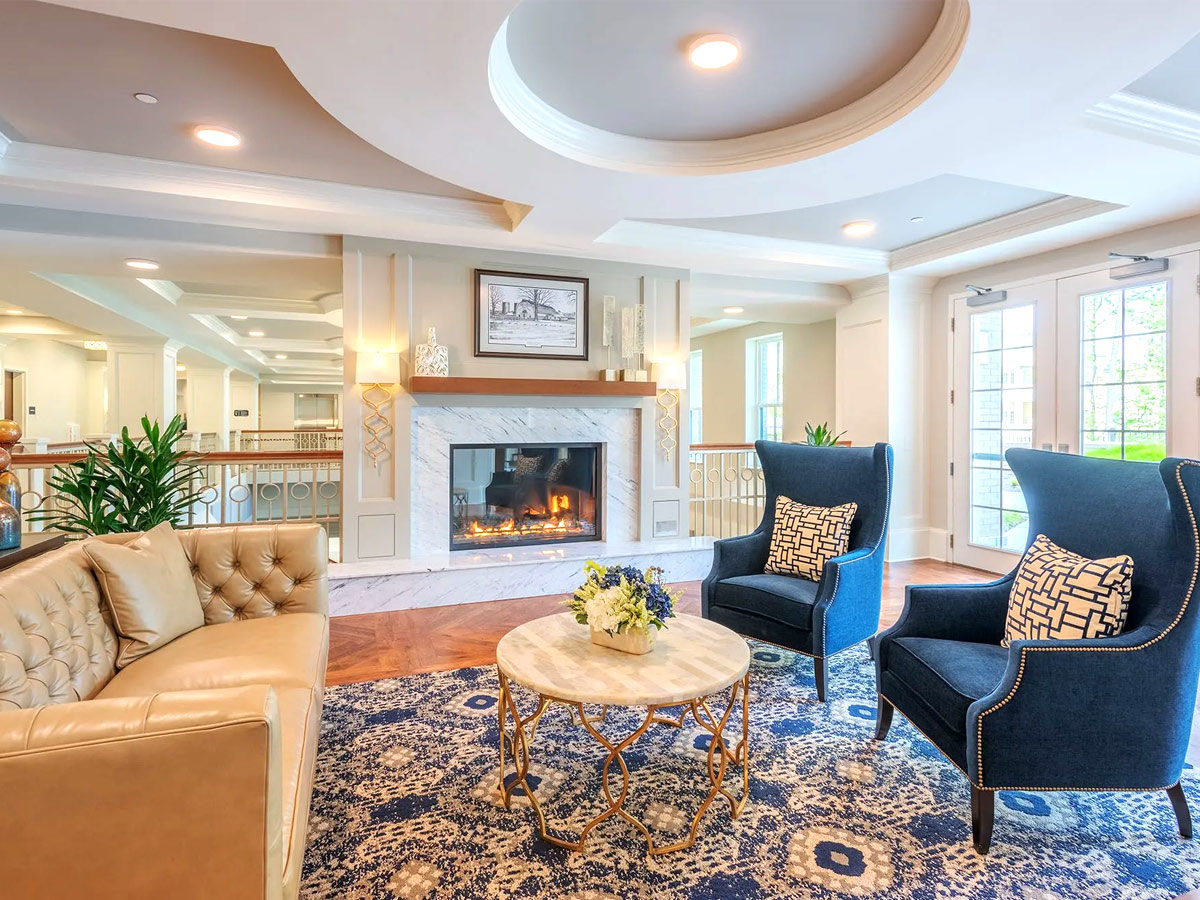 Swift Creek Health Center Common Area with Fireplace