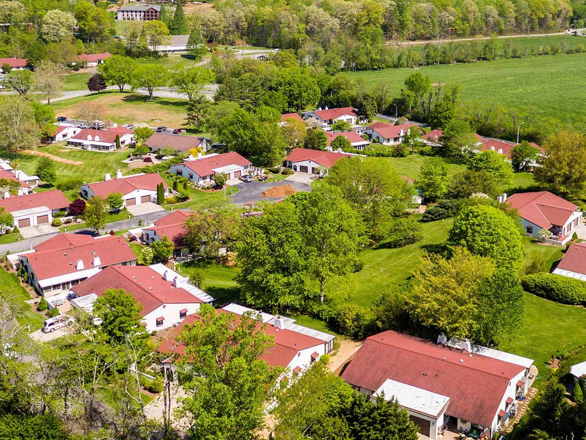 Pisgah Villa Aerial View