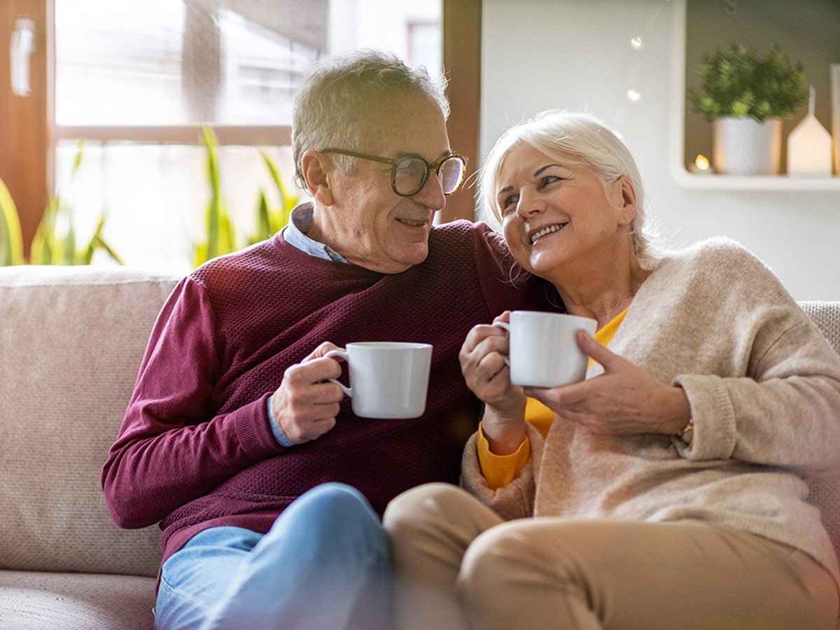 Price Services Group Couple Enjoying Coffee