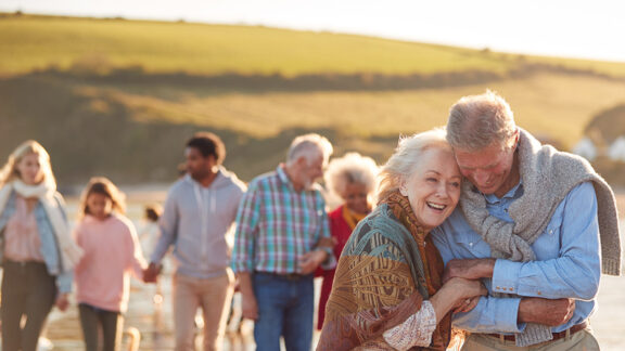 Legacy Wishes Family Walking on Beach