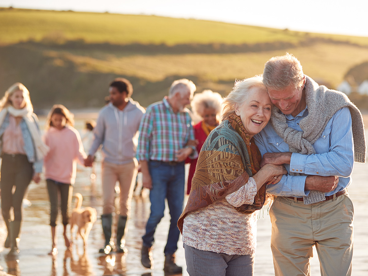 Legacy Wishes Family Walking on Beach
