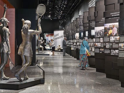 Sports exhibits at the National Museum of African American History / Smithsonian Institution