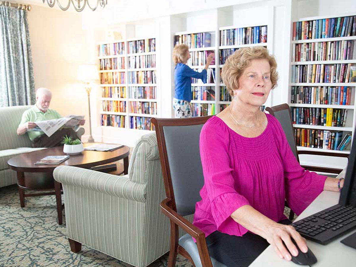 The Commons at Brightmore Seniors in Library