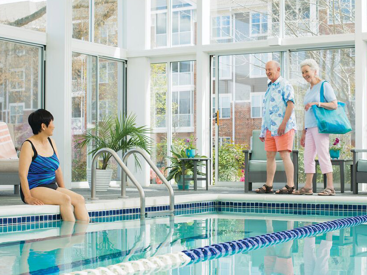Windsor Run Friends at Indoor Pool