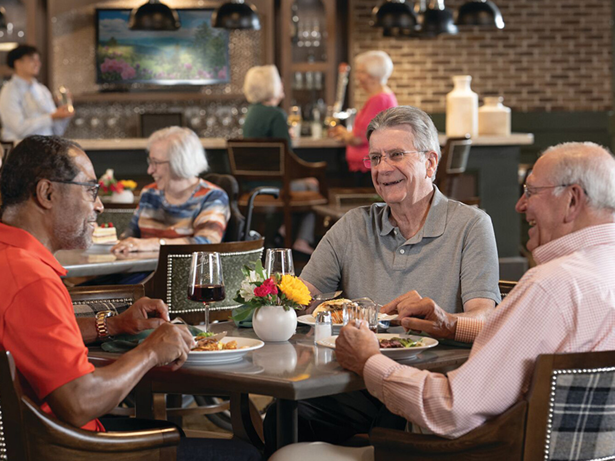 Windsor Run Friends Enjoying Lunch