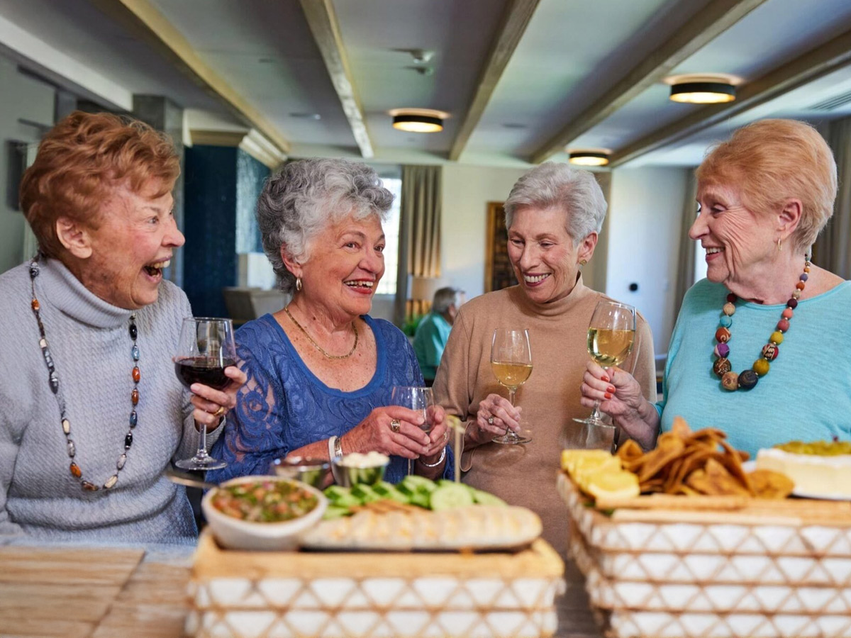 Cogir of Old Town Alexandria Friends at Lunch